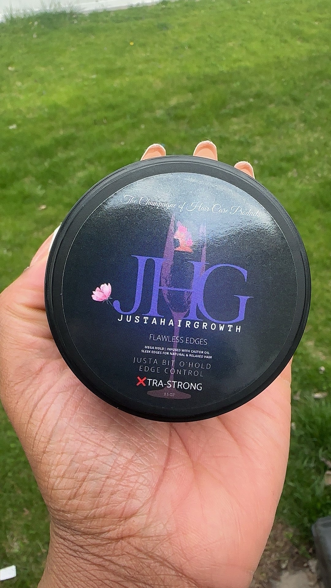 Justa Bit O Hold Edge Control Strong Hold Flake Free Edge Gel for Sleek Edges