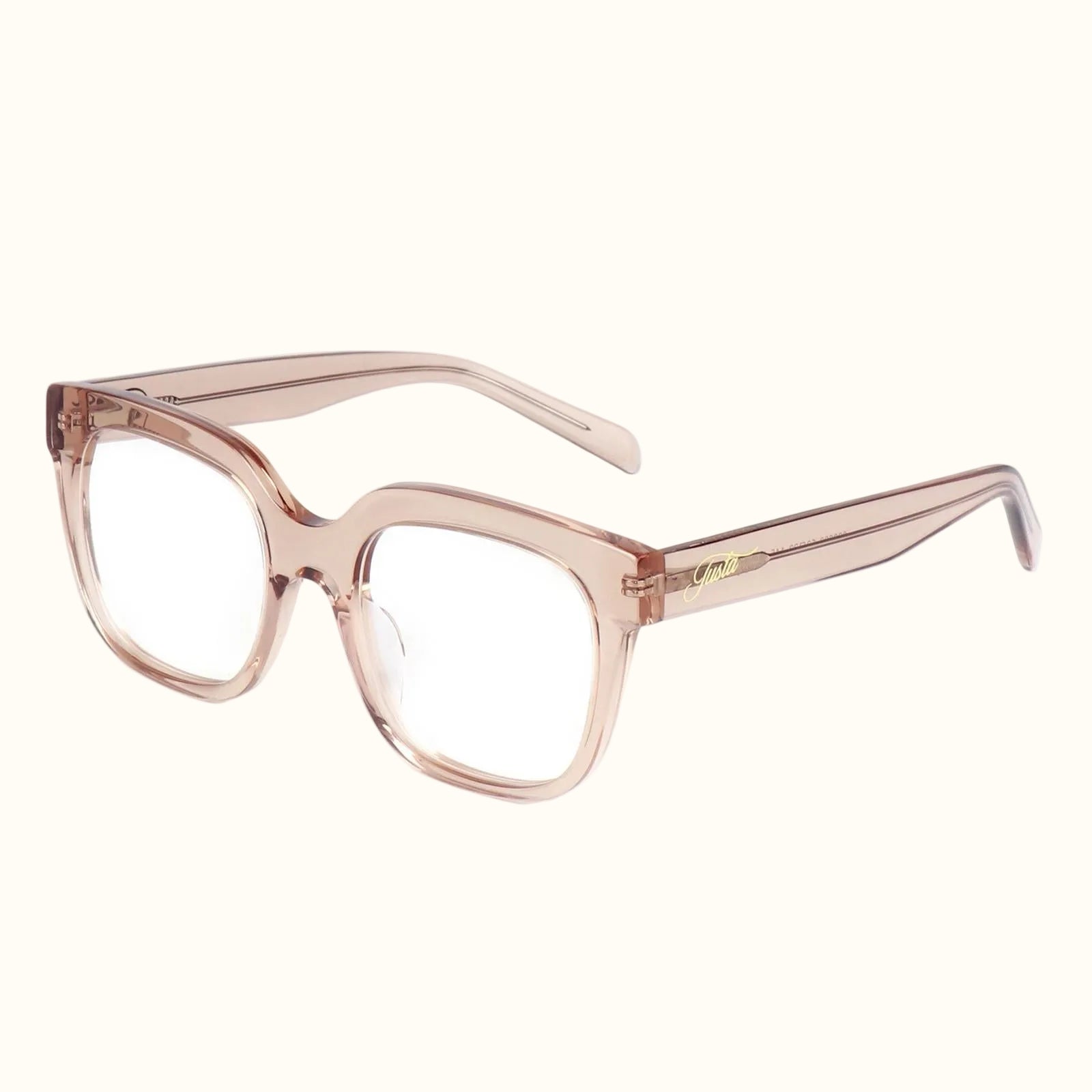 Crystal Nude Clear Champagne Frame