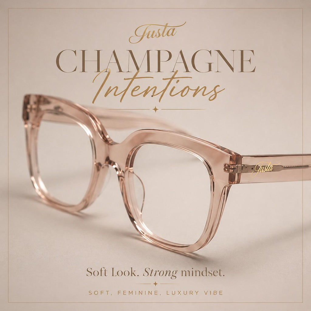 Crystal Nude Clear Champagne Frame