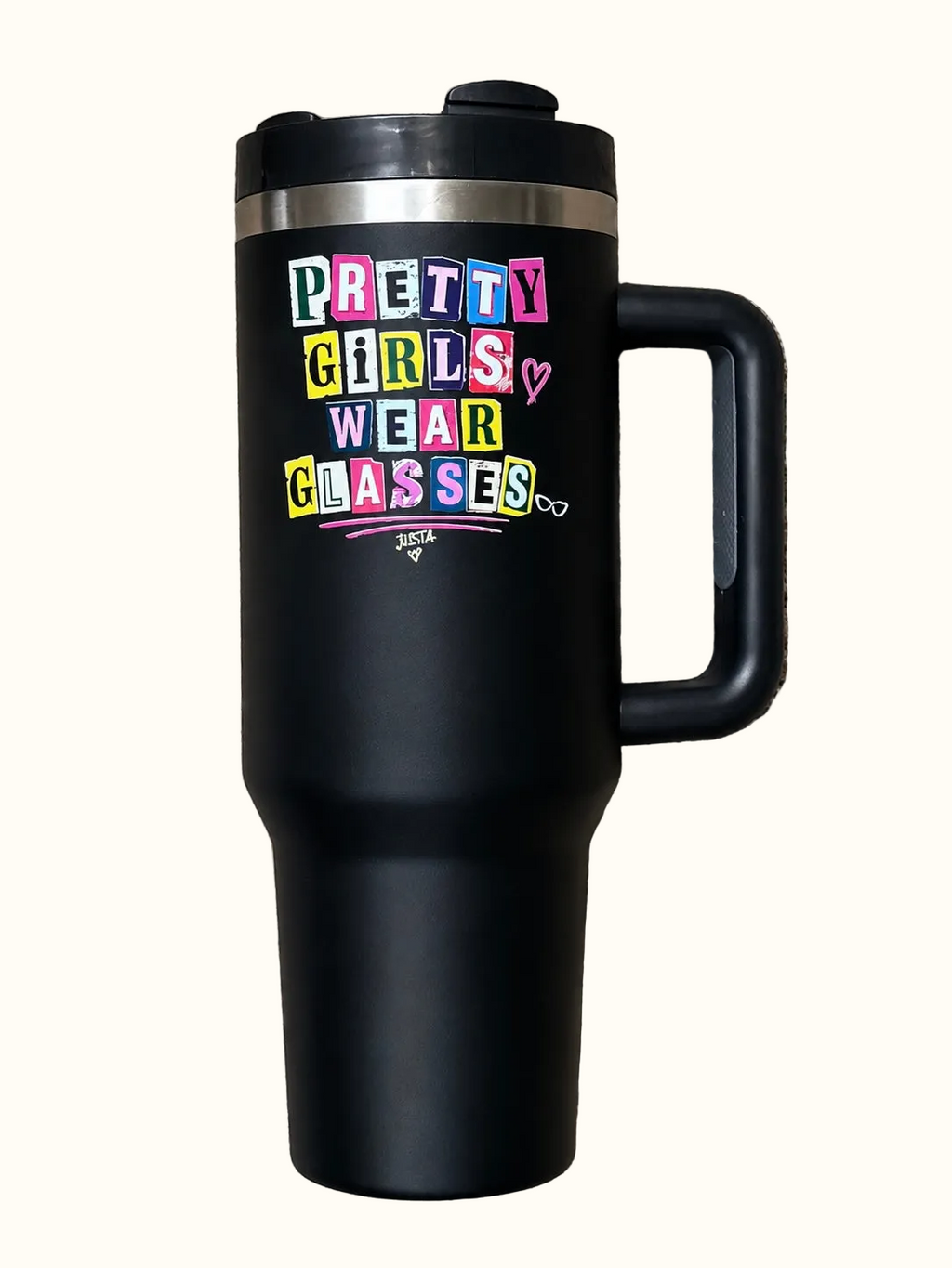 🩷 Pretty Girls Wear Glasses 40 oz Tumbler