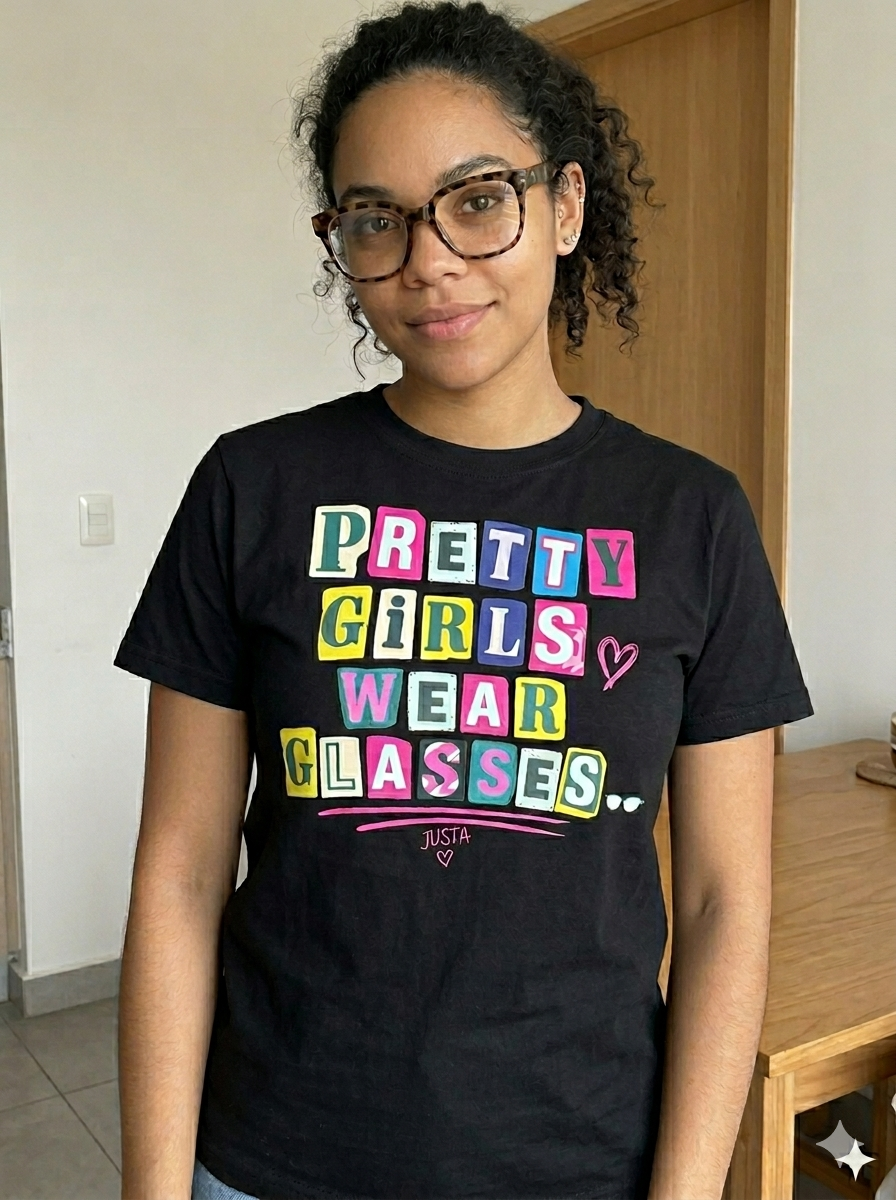 💕 Pretty Girls Wear Glasses T-Shirt
